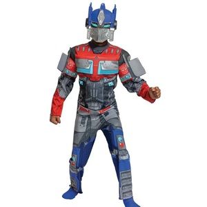 Disguise Transformers rise of the Beast Optimus prime muscle child costume nwt